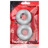 Stiffy 2-Pack Bulge-Rings - Clear Ice Enhancers Oxballs