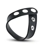 Performance - Vs5 - Silicone 3 - Snap Cock Strap - Black Cockrings | Adjustable Blush