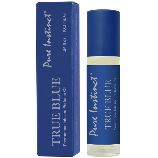 Pure Instinct Pheromone Fragrance Oil True Blue Original Roll on 10.2 ml 0.34 ml Intimate Care Classic Brands