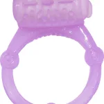 Humm Dinger Vibrating Penis Ring Clitoral Stiimulator - Purple Cockrings | Cockrings W/Clit Stimulators Hott Products