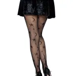 Celestial Net Tights - One Size - Black Hosiery & Garters Leg Avenue