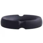 Merci - the Paradox - Silicone Covered Metal Cock Ring - 50mm - Black Enhancers Doc Johnson