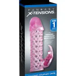 Fantasy X-Tensions Vibrating Couples Cage - Pink Enhancers Pipedream