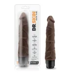 Dr. Skin - Cock Vibe 1 - 9 Inch Vibrating Cock - Chocolate Vibrators Blush