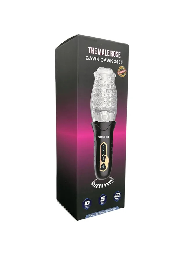 The Male Rose Original Gawk Gawk 3000 Vibrating Rotating Masturbator Strokers & Pumps The Male Rose