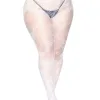 Butterfly Net Tights - 1x/2x - White Hosiery & Garters Leg Avenue