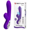 Pretty Love Jersey Sucking and Vibrating Rabbit - Purple Vibrators Pretty Love