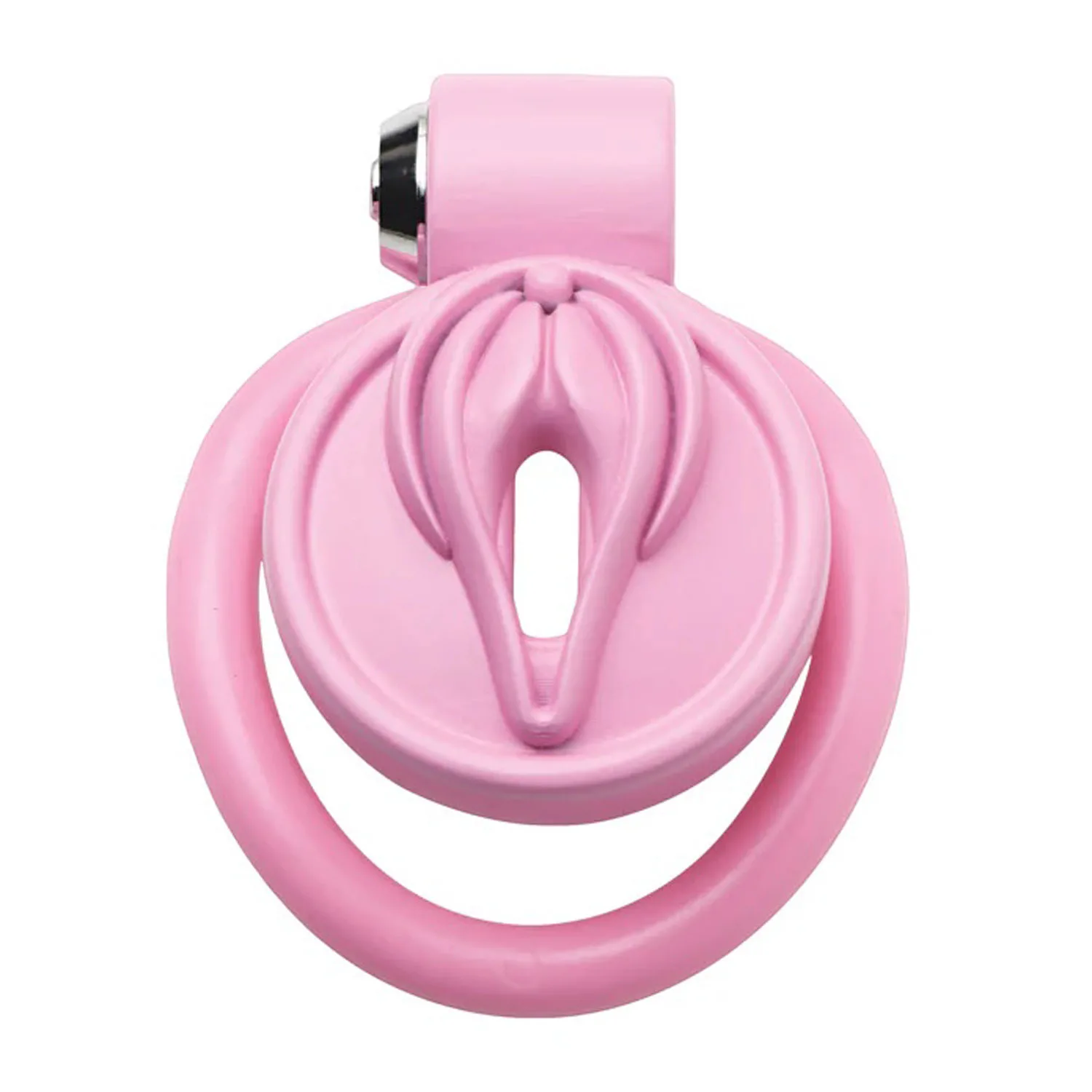 Pussification Vulva Chastity Cage - Pink BDSM & Kink XR Brands