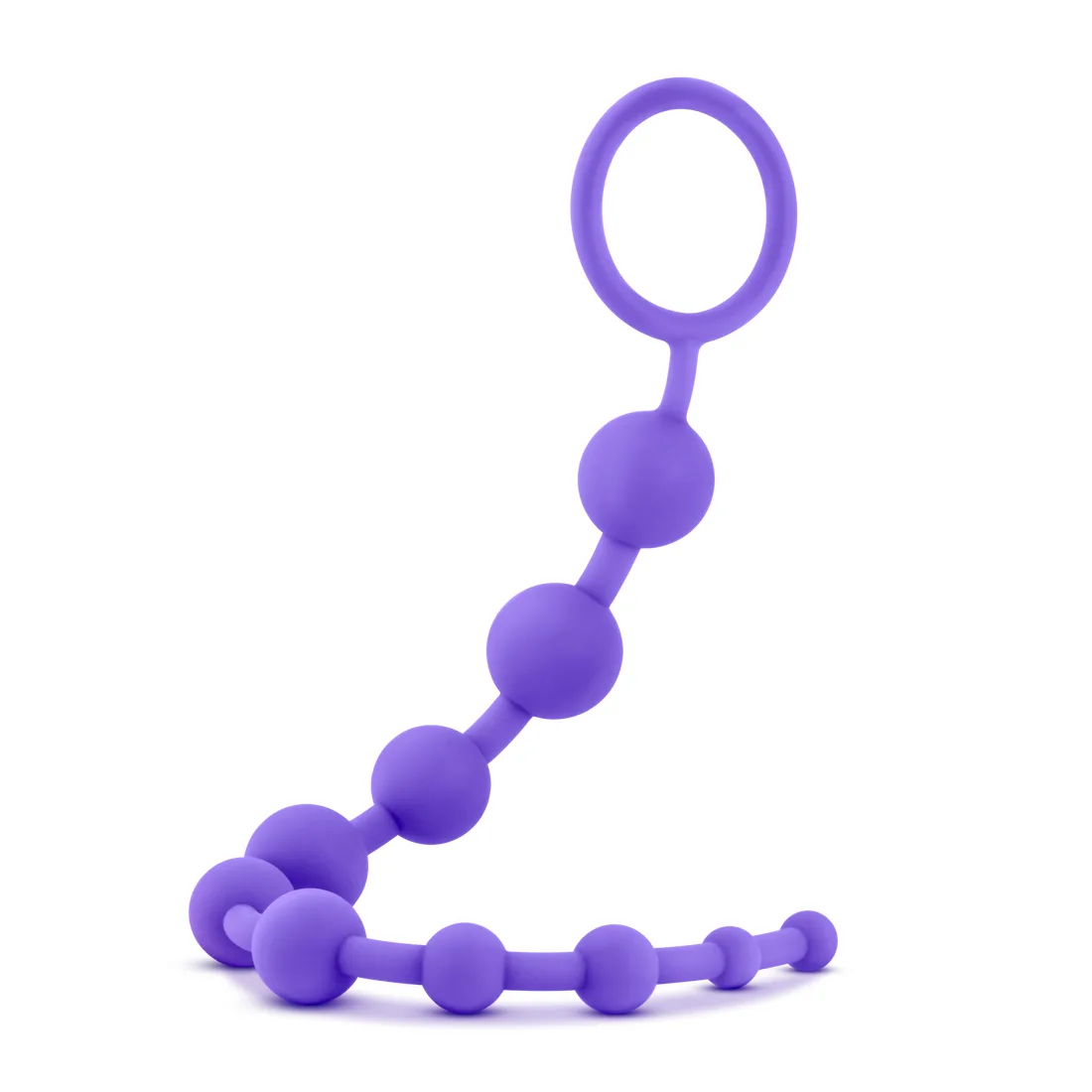 Luxe Silicone 10 Beads - Purple Anal Play Blush