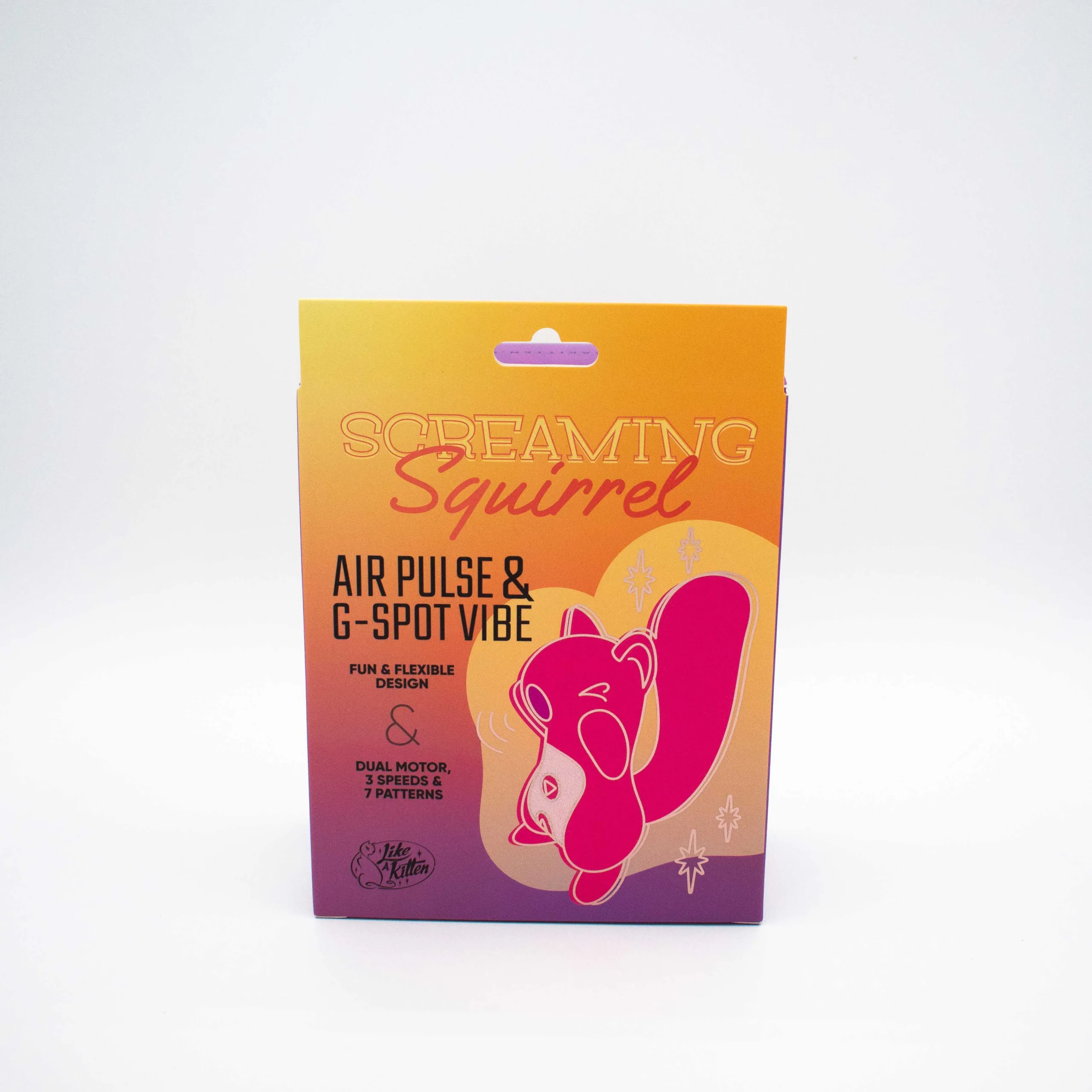 Screaming Squirrel Air Pulse and G-Spot Vibrator Vibrators Like A Kitten