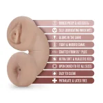 Enlust - Tasha - Soft and Wet Glow in the Dark Stroker - Beige Strokers & Pumps Blush