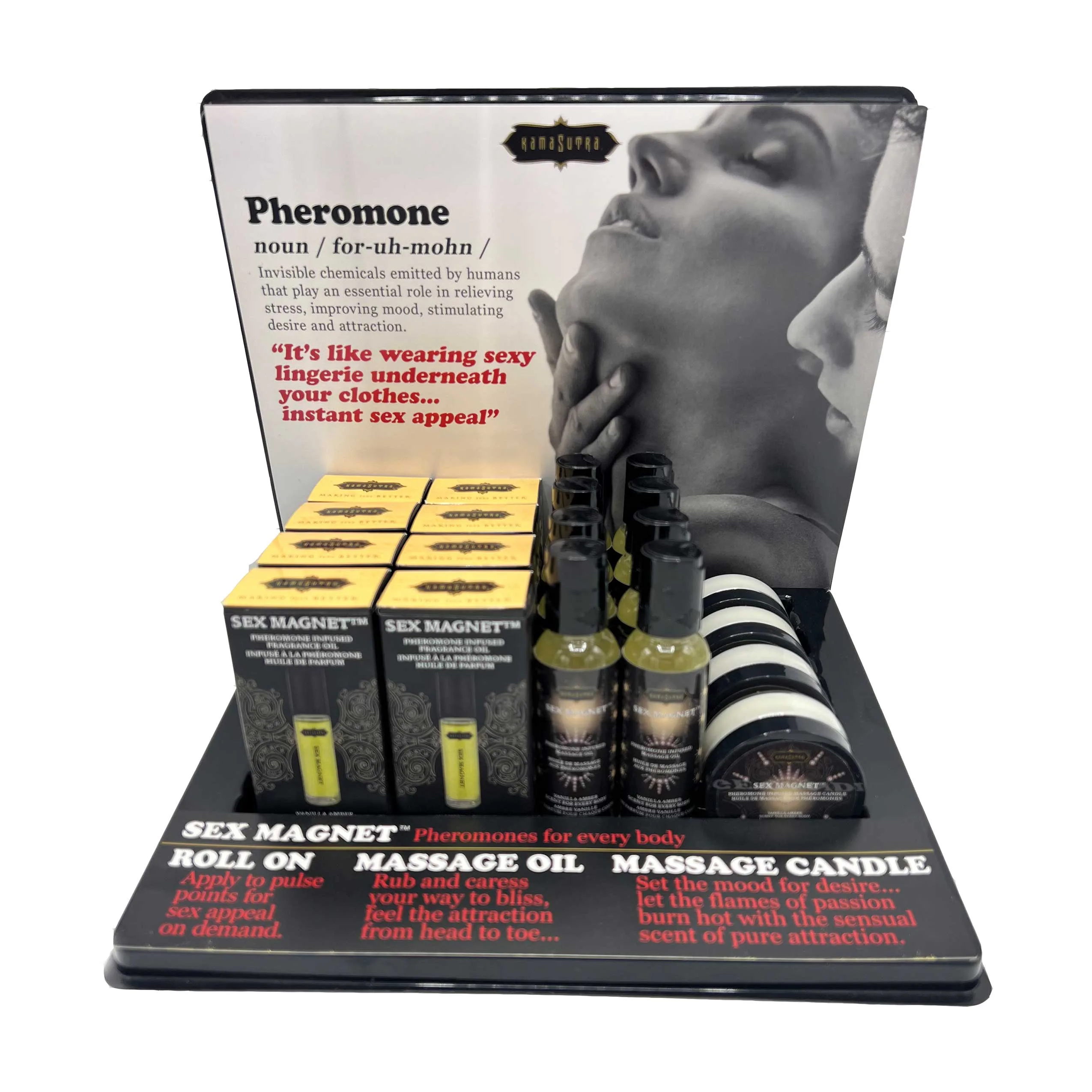 Sex Magnet Pheromone Prepack Display Lubes & Essentials Kama Sutra