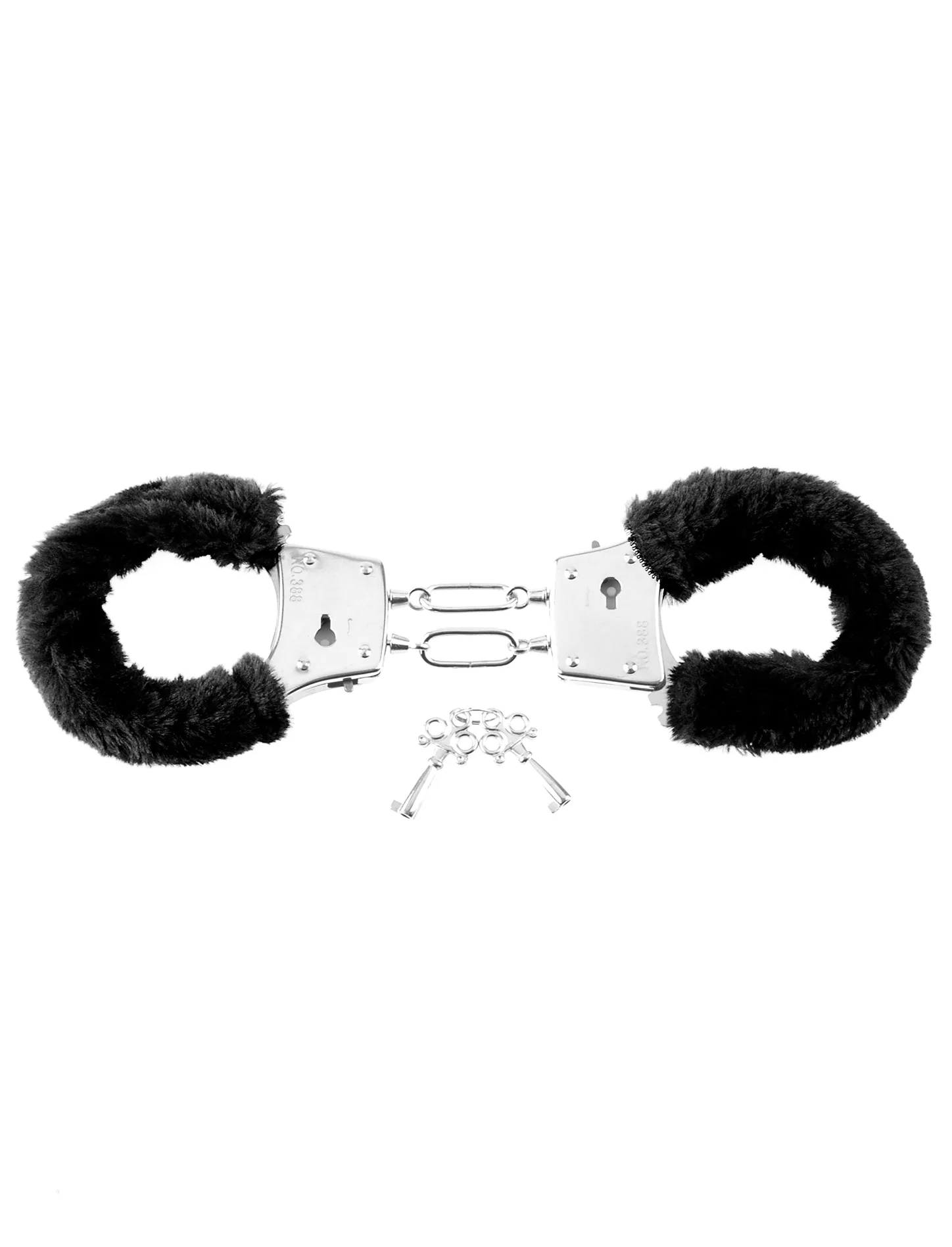 Fetish Fantasy Series Beginner's Furry Cuffs - Black - Image 4