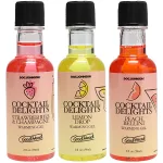 Goodhead Cocktail Delights Peach Bellini, Strawberries Champagne, and Lemon Drop 3 Pack 2 Oz. Edible | Oral Gels Doc Jo…