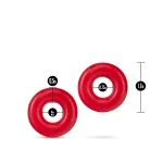 Stay Hard - Donut Rings Oversized - Red Cockrings | Ball Stretchers & Spreaders Blush