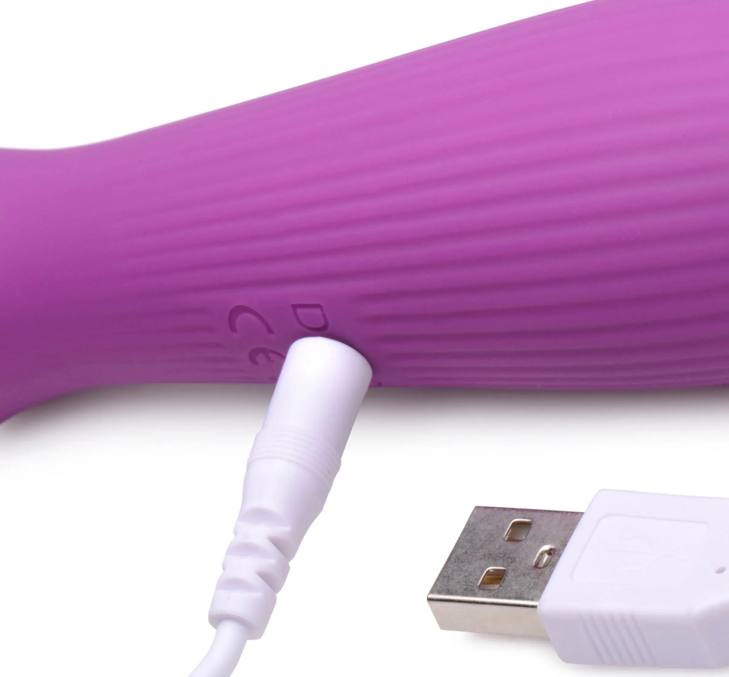 Silicone Wand Massager - Violet Vibrators Curve Toys