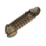 The 9's Toppers Open Ended Extender - Smoke Penis Extension & Sleeves | Non-Vibrating Icon Brands