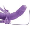 Fetish Fantasy Elite Vibrating Double Delight Strap-on - Purple Dildos Pipedream