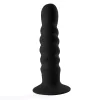 Kendall Silicone Dong Swirled Satin Finish - Black Dildos Maia Toys