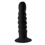 Kendall Silicone Dong Swirled Satin Finish - Black Dildos Maia Toys