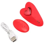 Love Connection Silicone Panty Vibe With Remote Control - Red Vibrators XR Brands