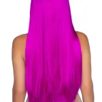 33 Inch Long Straight Center Part Wig - Raspberry Costumes Leg Avenue