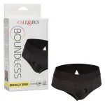 Boundless Backless Brief - L/xl - Black Vibrators CalExotics