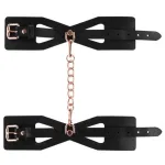 Brat Handcuffs - Black / Rose Gold BDSM & Kink Sportsheets