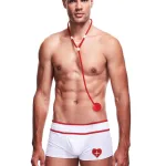 2 Piece Doctor Love Set - Medium/large - White Costumes Envy Menswear