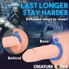 Poseidon's Octo-Ring Silicone Cock Ring - Blue Enhancers XR Brands