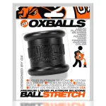 Neo 2 Inch Tall Ball Stretcher Squishy Silicone - Black BDSM & Kink Oxballs