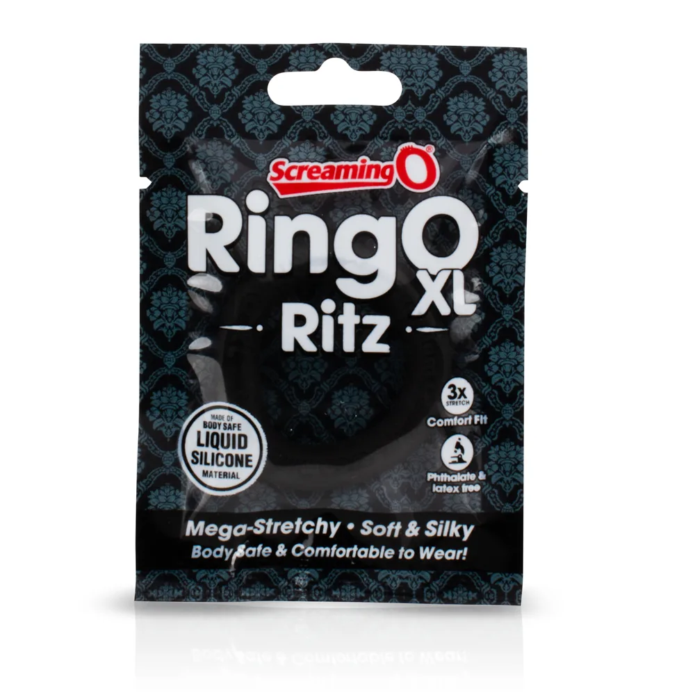 Ringo Ritz XL - Black Cockrings Screaming O