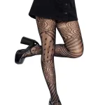 Doll Net Tights - One Size - Black Hosiery & Garters Leg Avenue