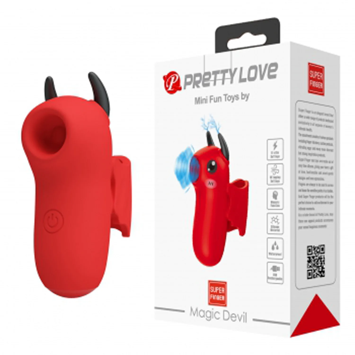 Magic Devil Finger Vibrator - Red Vibrators Pretty Love