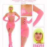 Bling Ring 5pc Set - One Size - Pink Panties & Thongs KandiHouse