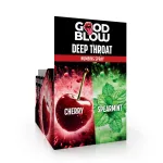Deep Throat Numbing Spray Pop Display - Cherry/spearmint 24 Pcs Displays-Bowls & Wall Displays | Counter XR Brands