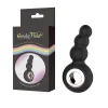 Gender Fluid Quiver Anal Ring Bead Vibe - Black Vibrators Voodoo Toys