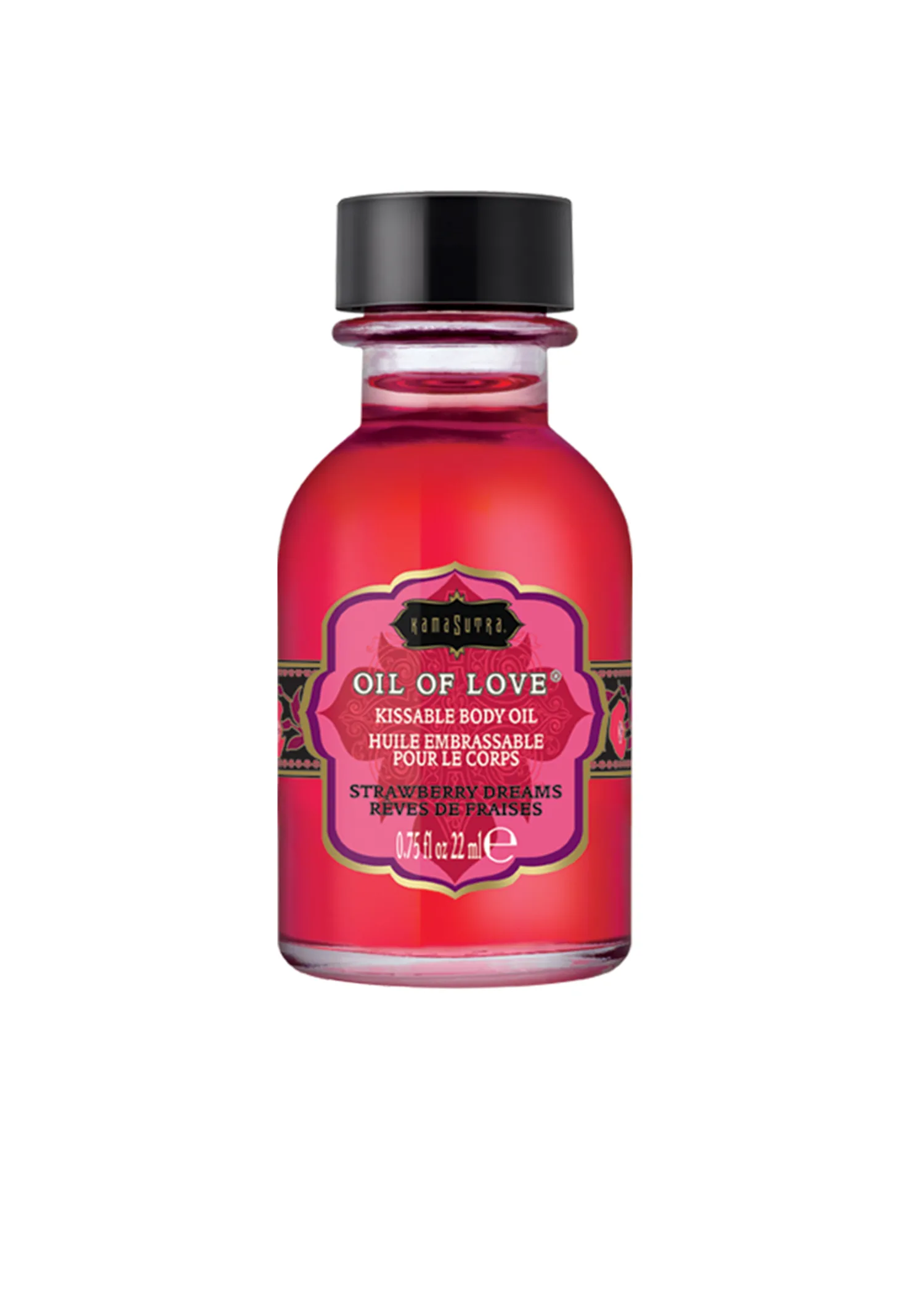 Oil of Love - Strawberry Dreams - 0.75 Fl. Oz. / 22 ml Lubes & Essentials Kama Sutra