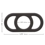 Alpha Liquid Silicone Commander Ring - Black Enhancers CalExotics