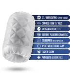 Rize - Reakt - Self-Lubricating Stroker - White Strokers & Pumps Blush