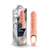 Performance - 9 Inch Cock Sheath Penis Extender - Vanilla Cockrings | Penis Sleeves Blush