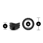 Stay Hard - Beef Ball Stretcher - 1.5 Inch Diameter - Black Cockrings | Ball Stretchers & Spreaders Blush