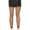 Industrial Net Footless Tights - One Size - Black Hosiery & Garters Leg Avenue