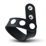 Performance - Vs5 - Silicone 3 - Snap Cock Strap - Black Cockrings | Adjustable Blush