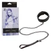 Nocturnal Collection Collar and Leash - Black BDSM & Kink CalExotics