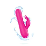 Freyja Mini Triple Ticklers Rabbit Vibe - Hot Pink Vibrators Viben