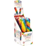 Jumbo Rainbow Cock Pops 6 Piece Display Displays-Bowls & Wall Displays | Counter Hott Products