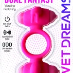 Wet Dreams - Dual Fantasy Cock Ring With Turbo Motors - Pink