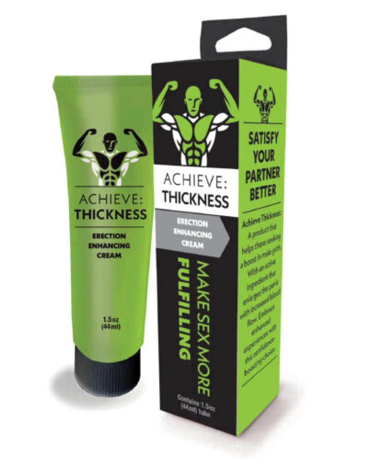 Achieve Thickness - Erection Enhancement Cream 1.5 Oz Lubes & Essentials Little Genie