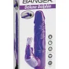 Waterproof Bunny Wall Bangers Deluxe - Purple Vibrators Pipedream